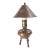 20th Century Copper Arts & Crafts Mission Style Desk or Boudoir Table Lamp For Sale