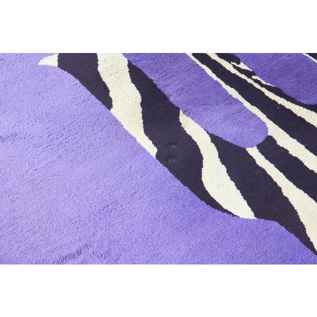 Postmodern Animal Textile Rug For Sale - Image 10 of 18