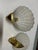 Italian Murano Frosted Glass Shell Sconces, 1960s, Set of 2 For Sale - Image 4 of 10