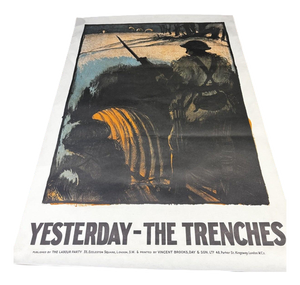 Yesterday the Trenches Historic Labour Party Poster, 1971