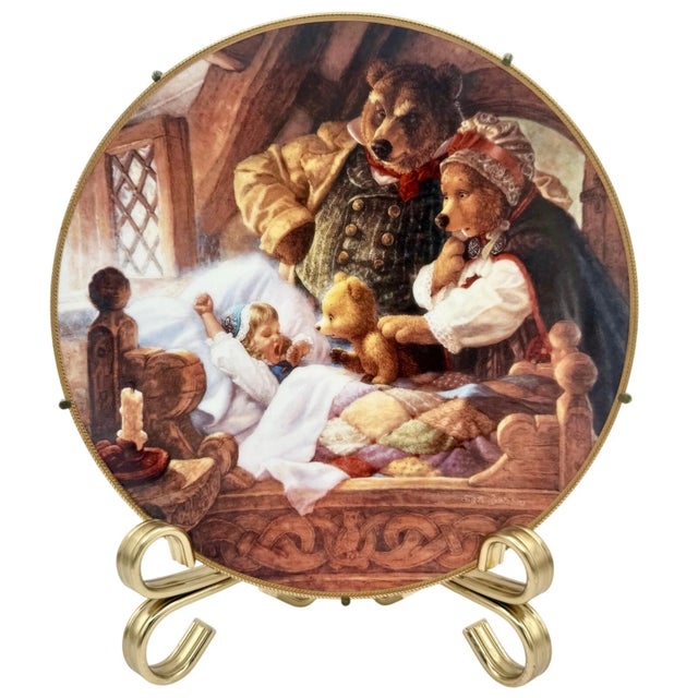 Set of 8 Scott Gustafson Knowles Classic Fairy Tales Collector Plates For Sale In New York - Image 6 of 12