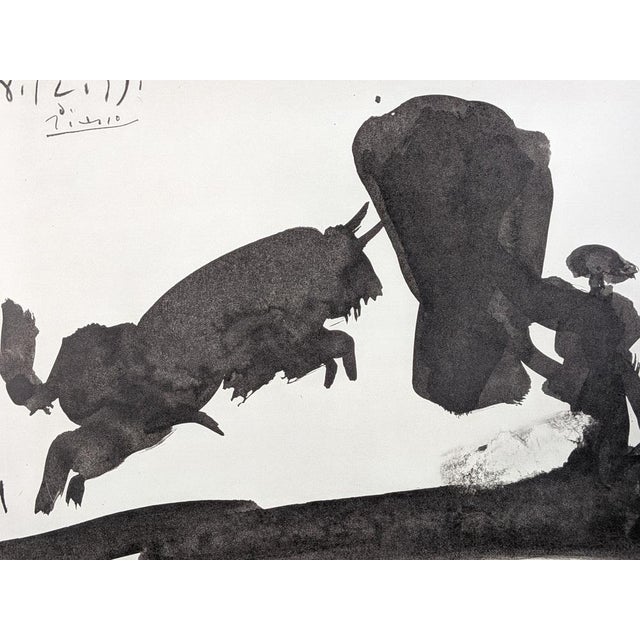 1960s Pablo Picasso, Corrida Scene, Photogravure, 1961 For Sale - Image 5 of 6