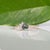 Green Alexandrite Ring With Earth-Mined Diamond Accents: Solid 14k Gold, Trillion 5mm, Size 6.75 For Sale - Image 8 of 12