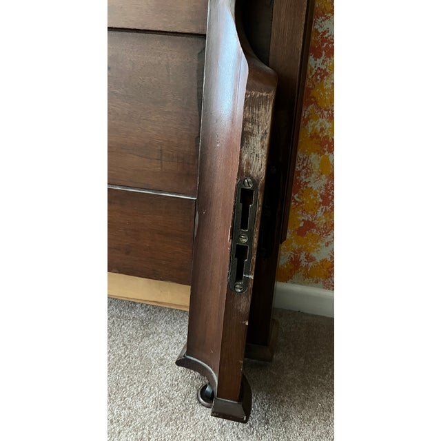 An extraordinary antique French Renaissance Revival Bed The bed is a Full/Double size The footboard has a beautiful,...