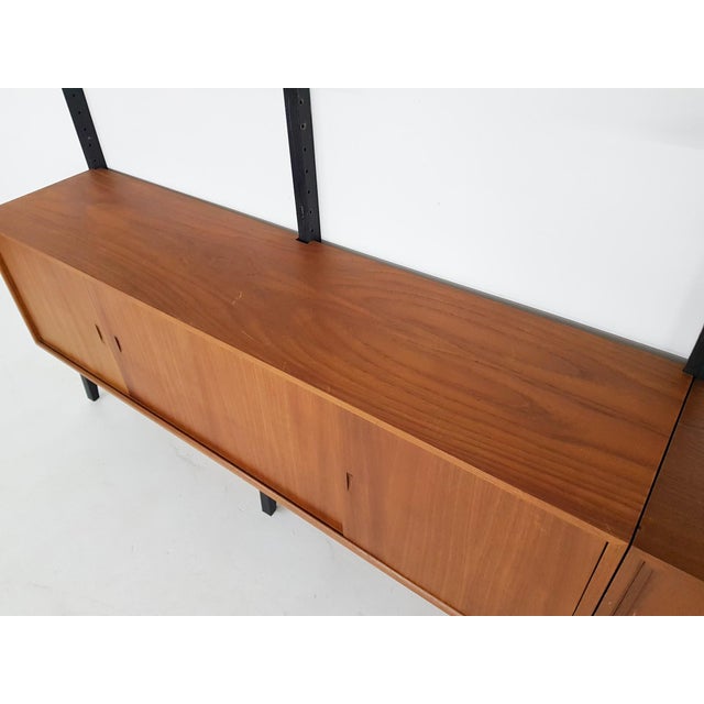 Black Danish Wall Units by Cadovius for Royal System, 1950s For Sale - Image 8 of 18