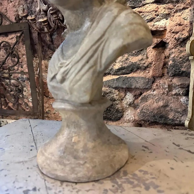 1930s Terracotta Sicilian Sculpture of a Young Girl For Sale - Image 10 of 13