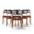 Erik Buch Mid Century Danish Teak Dining Chairs - Set of 6 Each chair measures: 20 wide x 20.75 deep x 31.75 inches high,...