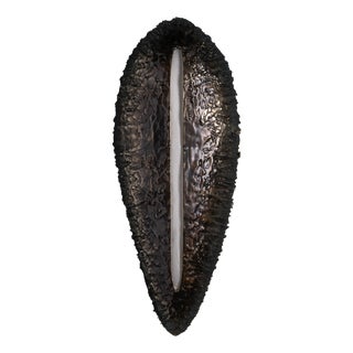 Gravity Sconce in White Cast Bronze by William Guillon For Sale