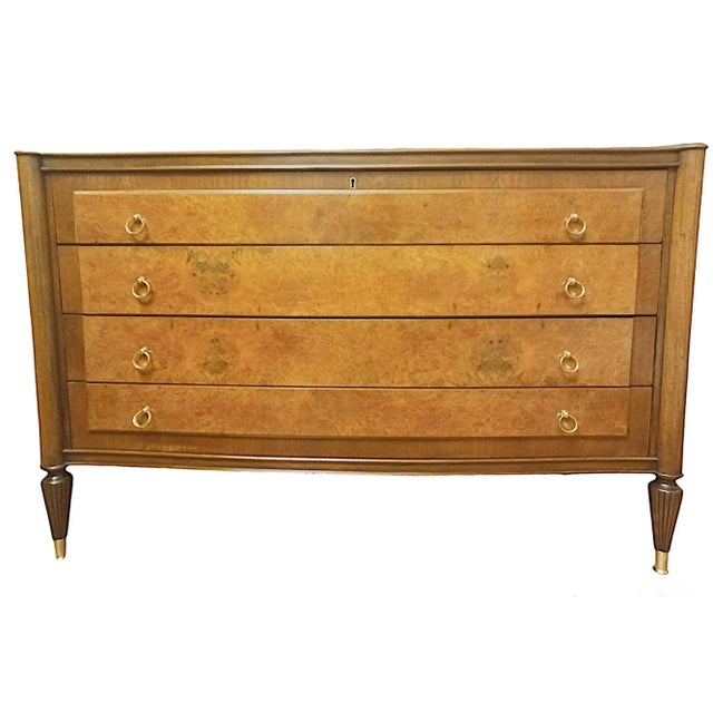 Art Deco Curved Chest of Drawers For Sale - Image 10 of 13