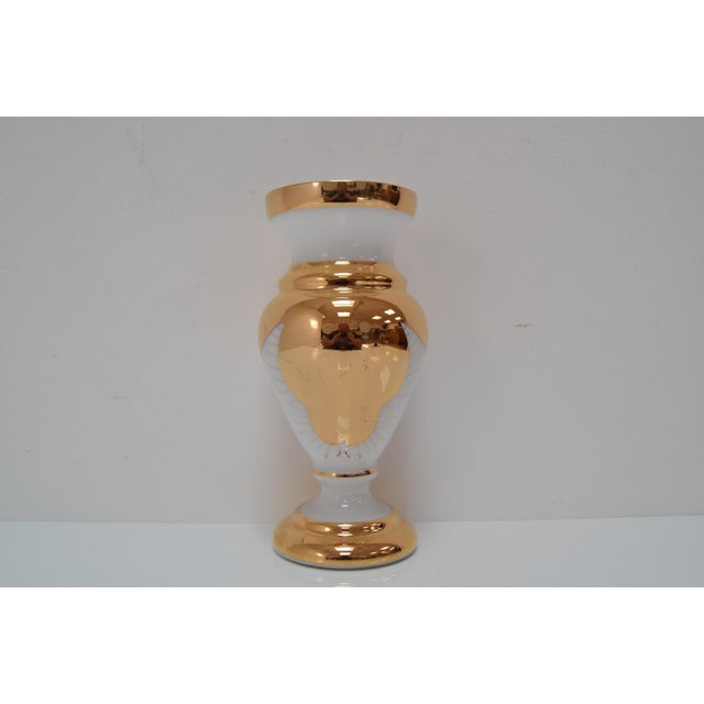 Art Glass Vase, Glasswork Novy Bor, 1960s For Sale - Image 13 of 14