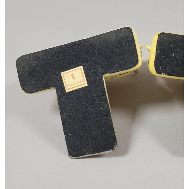 Vintage Italian Lamb Sheep Bookends by Borghese For Sale In Raleigh - Image 6 of 6