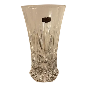 Zajecar Crystal Vase, Made in Yugoslavia