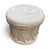 This charming and versatile vintage ceramic drum stool or garden seat features a crisp, white crackle-glaze finish, adding...