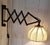 Vintage Extendable and Adjustable Wall Lamp with Black Beechwood Frame and Beige Wool Shade, 1970s For Sale - Image 3 of 7