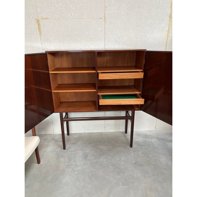 Brown Danish Rungstedlund Sideboard in Mahogany by Ole Wanscher for Poul Jeppesens Møbelfabrik, 1970 For Sale - Image 8 of 15