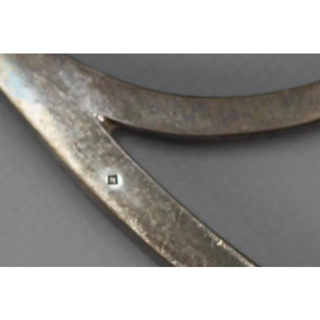 Art Deco French Silvered Brass Bottle Holder For Sale - Image 11 of 18