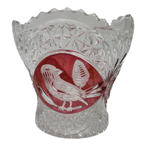Byrdes Collection Jam/Jelly Jar Base by Hofbauer 24% Lead Crystal