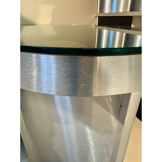 Silver Bar Cabinet, by Oreste Militello, Italy, 1970s For Sale - Image 8 of 13