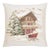 Winter Chalet Tapestry Cushion With Feather Filler - 46x46cm (18"x18") For Sale