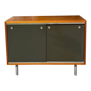 1970s George Nelson for Herman Miller Petite Sliding Door Credenza For Sale