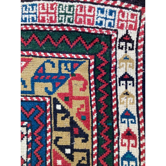 Antique Caucasian Kazak Rug 1.82m X 0.97m, 1920s For Sale - Image 12 of 18