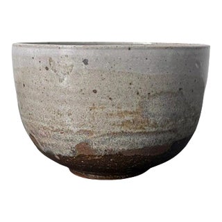 Late 20th Century Glazed Ceramic Tea Bowl by Toshiko Takaezu For Sale