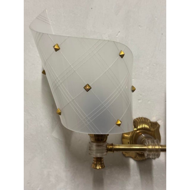 Vintage Wall Lights from Mairon Arlus, France, 1950, Set of 2 For Sale - Image 4 of 11