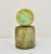 Olive C. 1950s Vintage MCM Italian Alabaster Box in the Style of Fratelli Coppini & Angelo Pinna – Green Onyx & Turquoise Hues With Brass Hinged Lid For Sale - Image 8 of 10