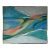 1970’s Vintage Expressionist Abstract Acrylic on Canvas Painting in Gold Aluminum Frame For Sale
