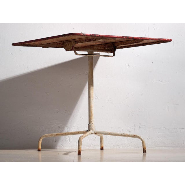 Antique folding garden table (c.1920) #14 Approximate age: 150 years Material: Iron Origin: France Our antique folding...