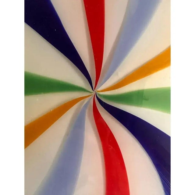 Glass Italian Swirls Murano Glass Wall Sconce by Simoeng For Sale - Image 7 of 9