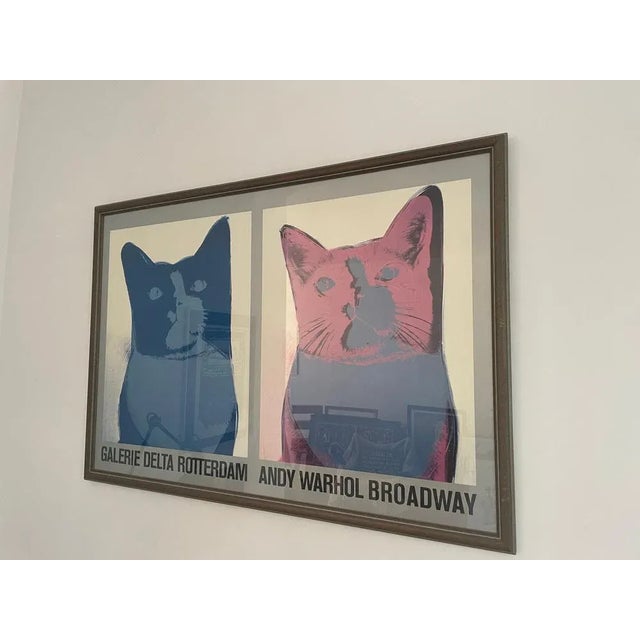 Andy Warhol, Broadway Galerie Delta Rotterdam Exhibition Poster, 1984, Screenprint, Framed For Sale - Image 6 of 12