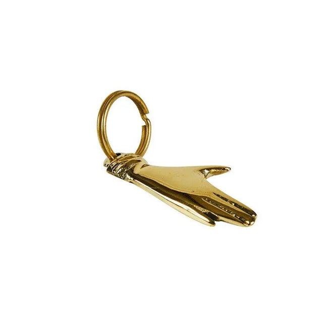 Brass Carl Auböck Model #5663 'Shell' Brass Figurine Keyring For Sale - Image 8 of 10