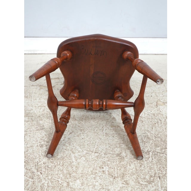 Set of 6 Duckloe Colonial Style Windsor Dining Chairs For Sale - Image 16 of 18