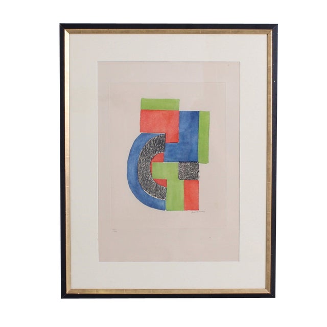 Sonia Delaunay, Totem Series, 1960s, Lithograph For Sale