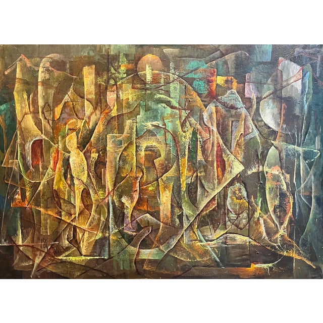 Vivaldo Martini, Winter, Oil on Canvas For Sale