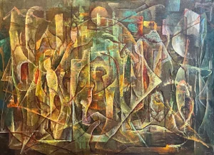 Vivaldo Martini, Winter, Oil on Canvas