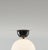 Glass Black Aballs A II Gr Wall Lamp in Ceramic and Glass by Jaime Hayson for Parachilna For Sale - Image 7 of 11