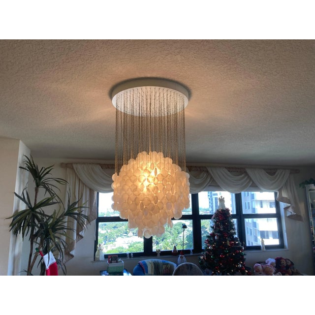 Wood 1960s Verner Panton for Lüber Switzerland Pendant Light For Sale - Image 7 of 13