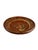 German Slip-Decorated Earthenware Plate with Floral Painting For Sale - Image 3 of 6