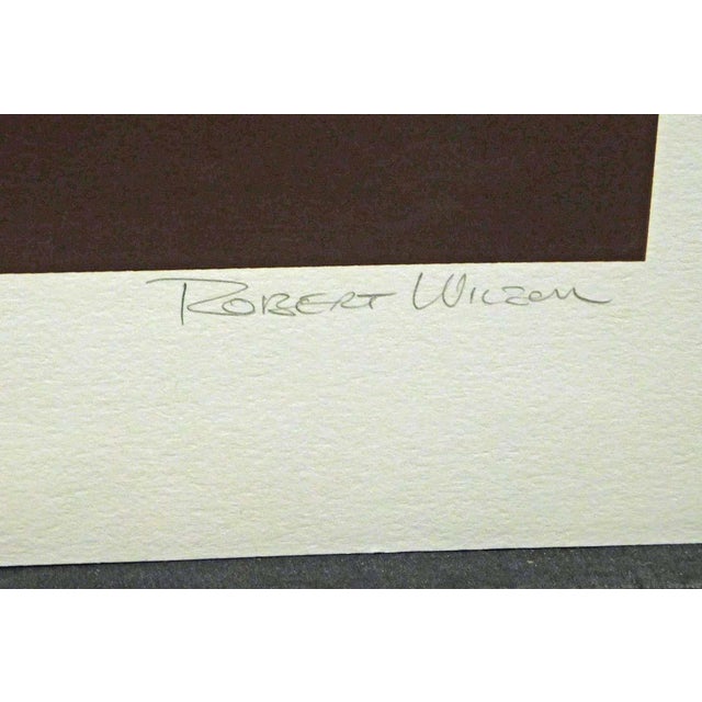 1980s Robert Wilson "Horizon" Signed Numbered Fine Art Serigraph Landscape For Sale - Image 4 of 7