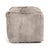 The 22" x 22" Tibetan Light Grey Goat Fur Pouf from Zentique is a luxurious floor pouf covered in plush light grey Tibetan...