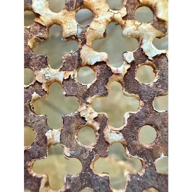 Antique Glass + Iron Table Paris Circa 1920"s For Sale - Image 11 of 12