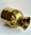 Postmodern Trompe l'Oeil Brass Money Bag Vase For Sale - Image 3 of 7