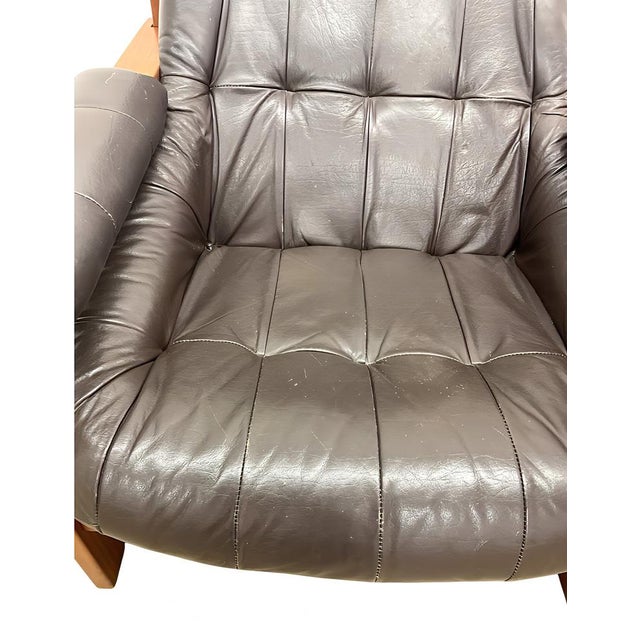 Mid-Century Modern MP-91 Earth Lounge Chairs and Ottoman from Percival Lafer, Brazil, 1970s, Set of 3 For Sale - Image 13 of 18