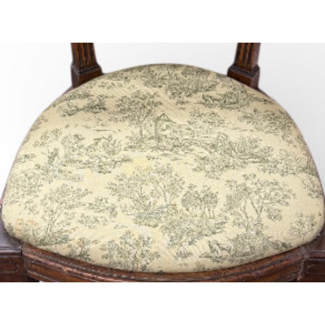 A Pair of Antique French Cane-Back Side Chairs For Sale - Image 4 of 6