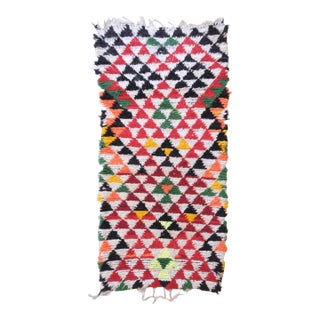 Bright Moroccan Rug - 6.7 X 3.1 Ft For Sale