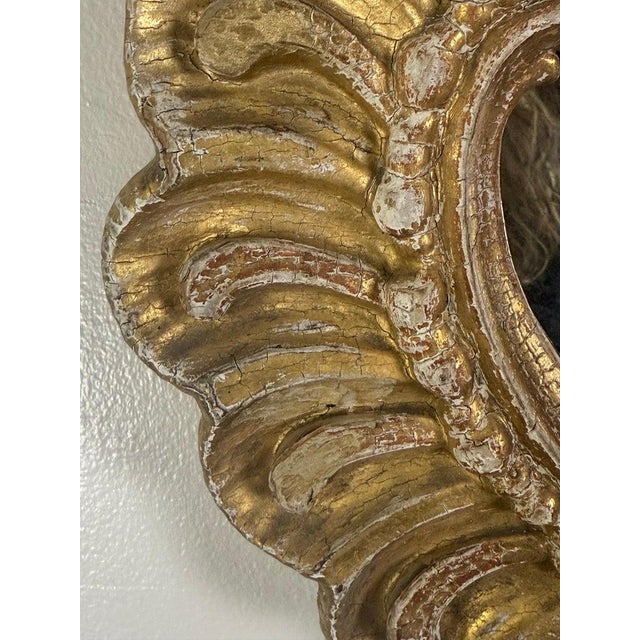Mid 19th Century Pair of Italian Rococo Revival Giltwood Mirrors, Circa 1850–1870 For Sale - Image 5 of 18