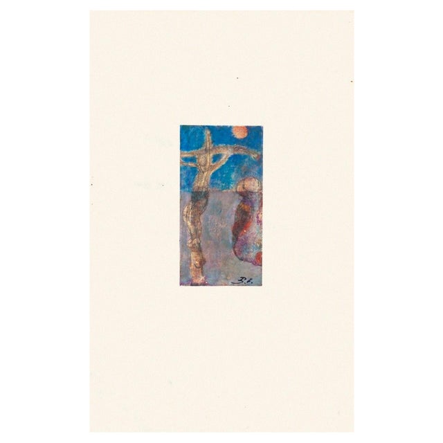 Lise Fleuroy, Crucifixion, Mixed Media, 20th Century For Sale