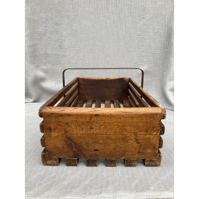 Vintage British Wood Slate and Metal Box Queen Sq London For Sale - Image 11 of 12